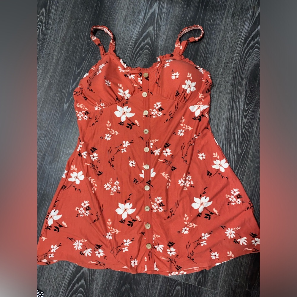 No boundaries Floral Button-Down Dress